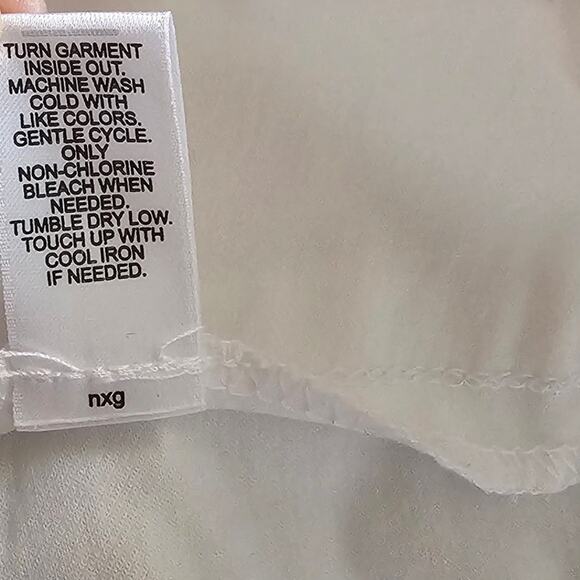 Est. 1946 White Capris Mid-Rise Cropped Pants Size 12 Contemporary Stretch NEW - Picture 7 of 9